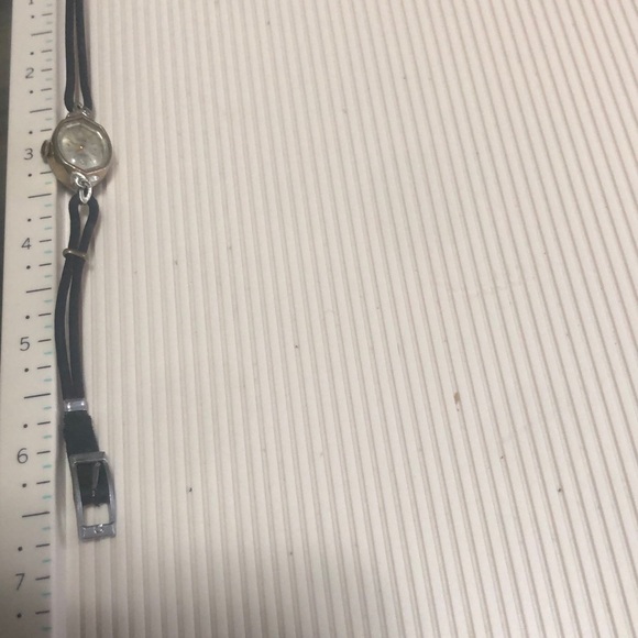 VTG Wittnauer 10k GF Bezel Oval Watch 2 Diamond Accents Not Running Original Box - Picture 4 of 6